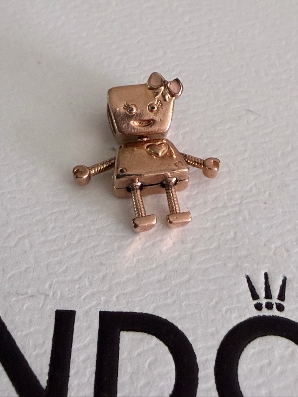 Pandora Rose GP 925 Bella Bot Charm